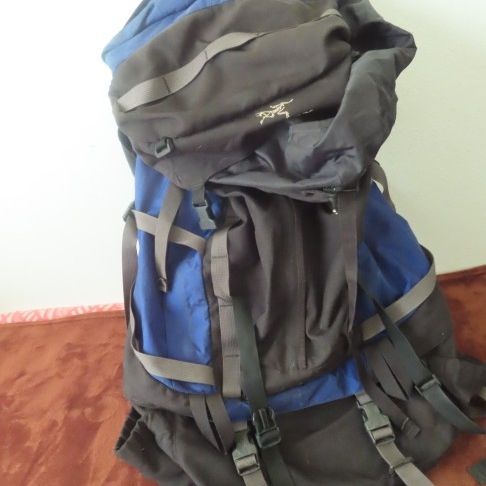 Arcteryx Bora 95 Tall Frame Hiking Backpack 95 Liter Blue for Sale in Mustang Ridge TX OfferUp