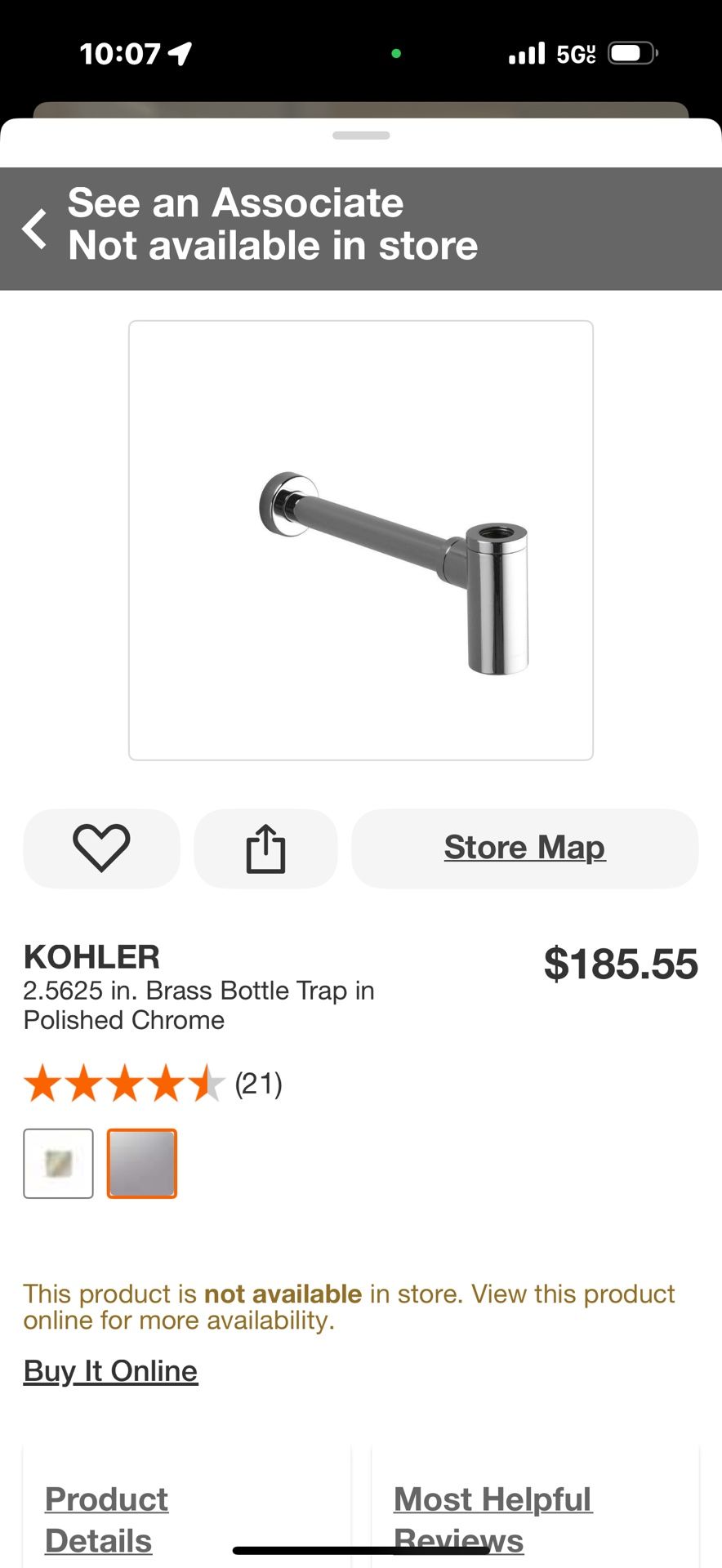 Kohler Trap