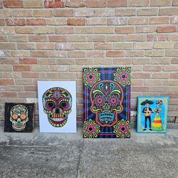 Sugar Skull/Day of The Dead wall art