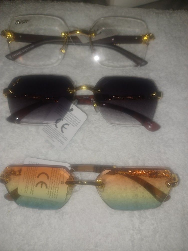 Cartier Sunglasses  (Sold Separately)