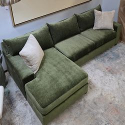 Proudly Made In USA 2 pc Contemporary Custom-Made sectional