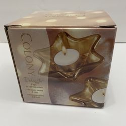 Star Tealight Candle Holder Set