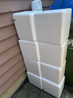 Styrofoam Coolers & reusable icepacks