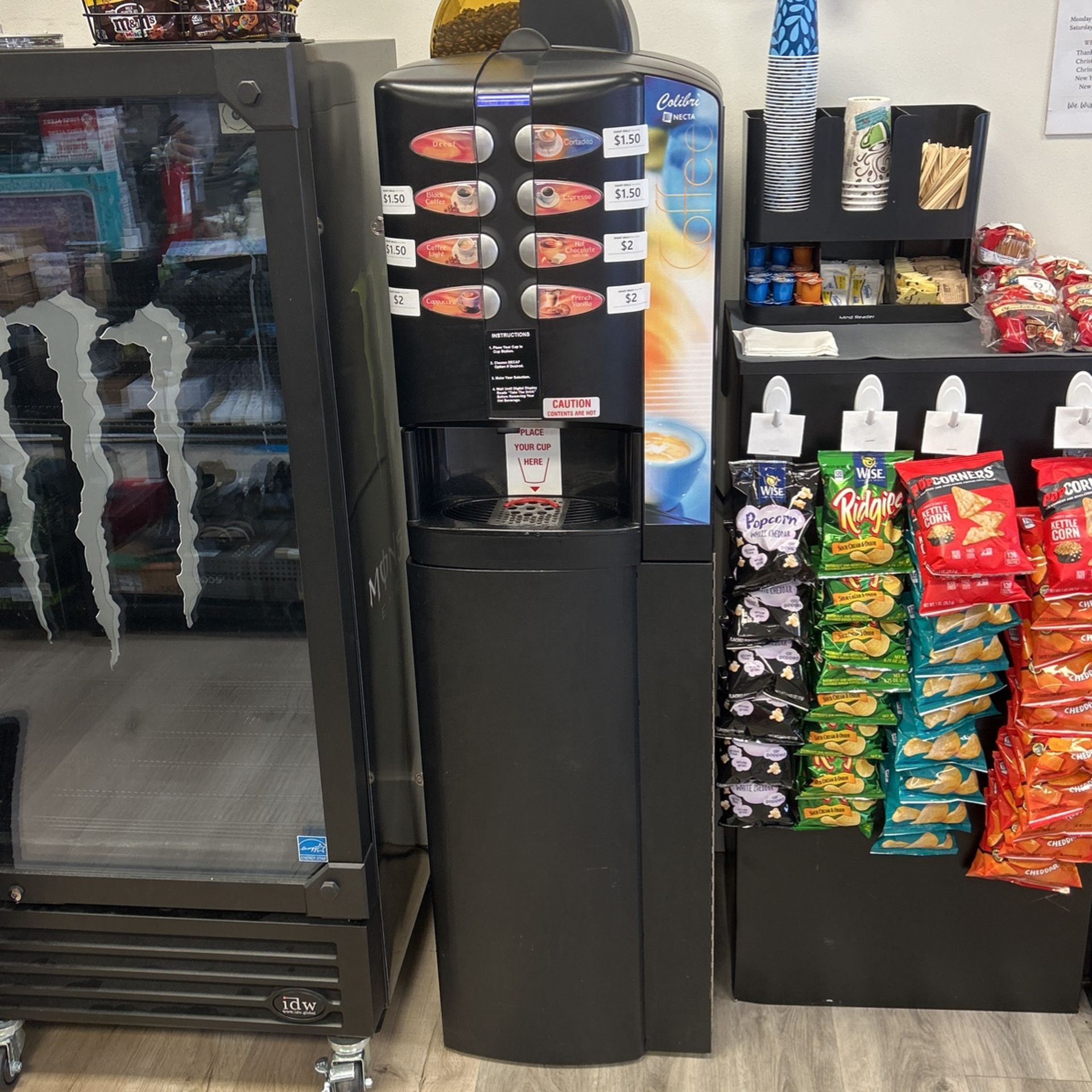 Colibri Necta Coffee Vending Machine