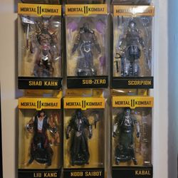 Mortal KOMBAT action Figures Lot Of 6