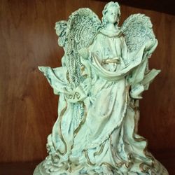 Joy , Peace,Love Angels Candle Holder Vintage 