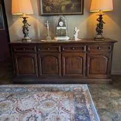 Vintage Brazilian Rosewood Buffet Console TV Stand (please read)