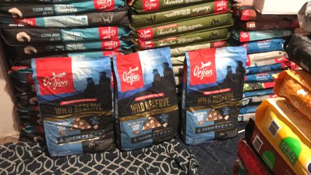 Orijen Wild reserve Made With Grains free run chicken Set 3 bags 20 lbs each
