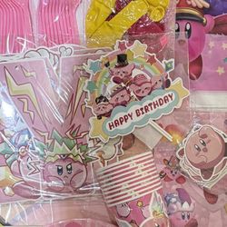 110pcs Kirby Party Supplies 
