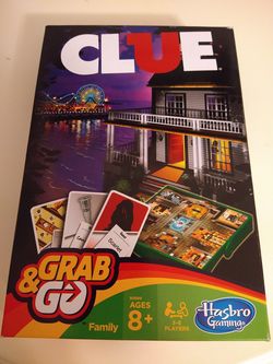 Clue Board Game Hasbro Classic Grab & Go Family Party Kids Adults Travel Gift