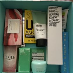 Box Full Of Makeup and Skin Care