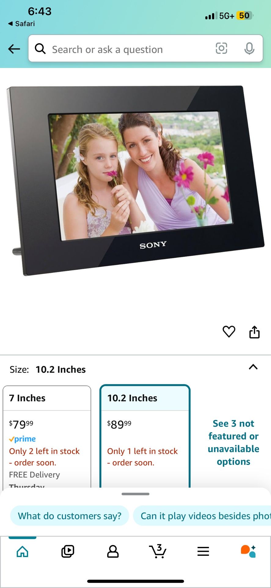Sony Digital Picture Frame