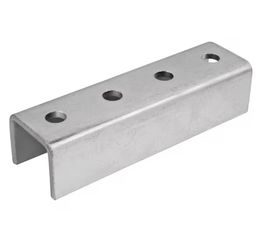 Superstrut 1-7/8 in. Channel Joiner - Strut Fitting - Silver Galvanized (ZA208EG-4)=P4-503