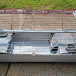 Grey Cage For Guinea Pig, Small Rabbit, Large Male Rats