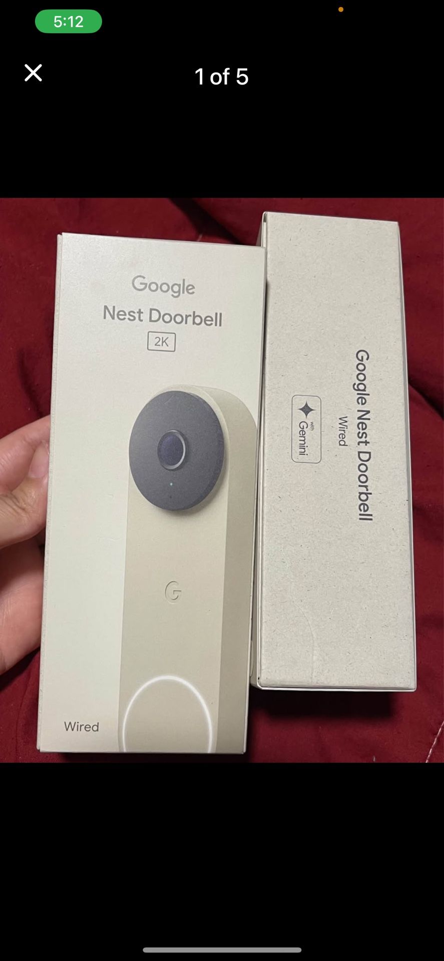 Google Video DoorBell Gen 3