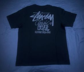 Stussy Classic Gear Black Tee