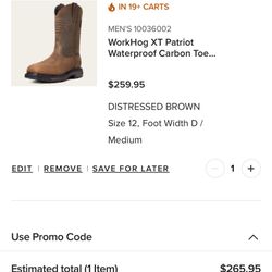 Ariat Work Boots – Brand New (Carbon Toe) 