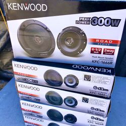 Kenwood 6-1/2 Car Audio Speakers New