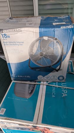 Utilitech 18 in fan new