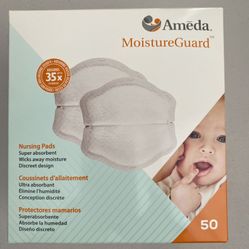 Ameda MoistureGuard Disposable Nursing Pads, 50 Count