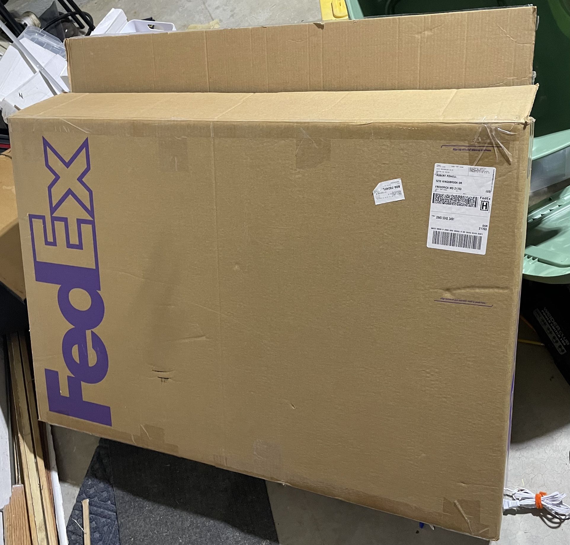 FedEx Flat Panel Tv Shipping Or Moving Box