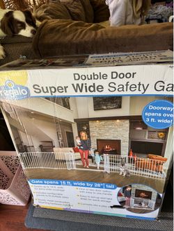 Regalia Double Door super wide safety gate.