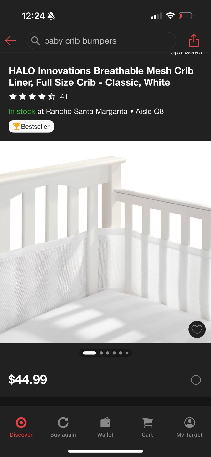 Baby Crib Bumper / Cover
