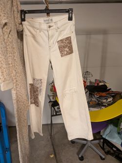 Abercrombie Kids High-Rise Skinny Jeans with Patches