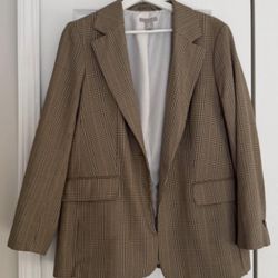 H&M Plaid Blazer