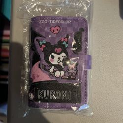 Hello Kitty And Kuromi Wallets With Plastic Pages
