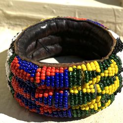 West African Beaded Bracelet 