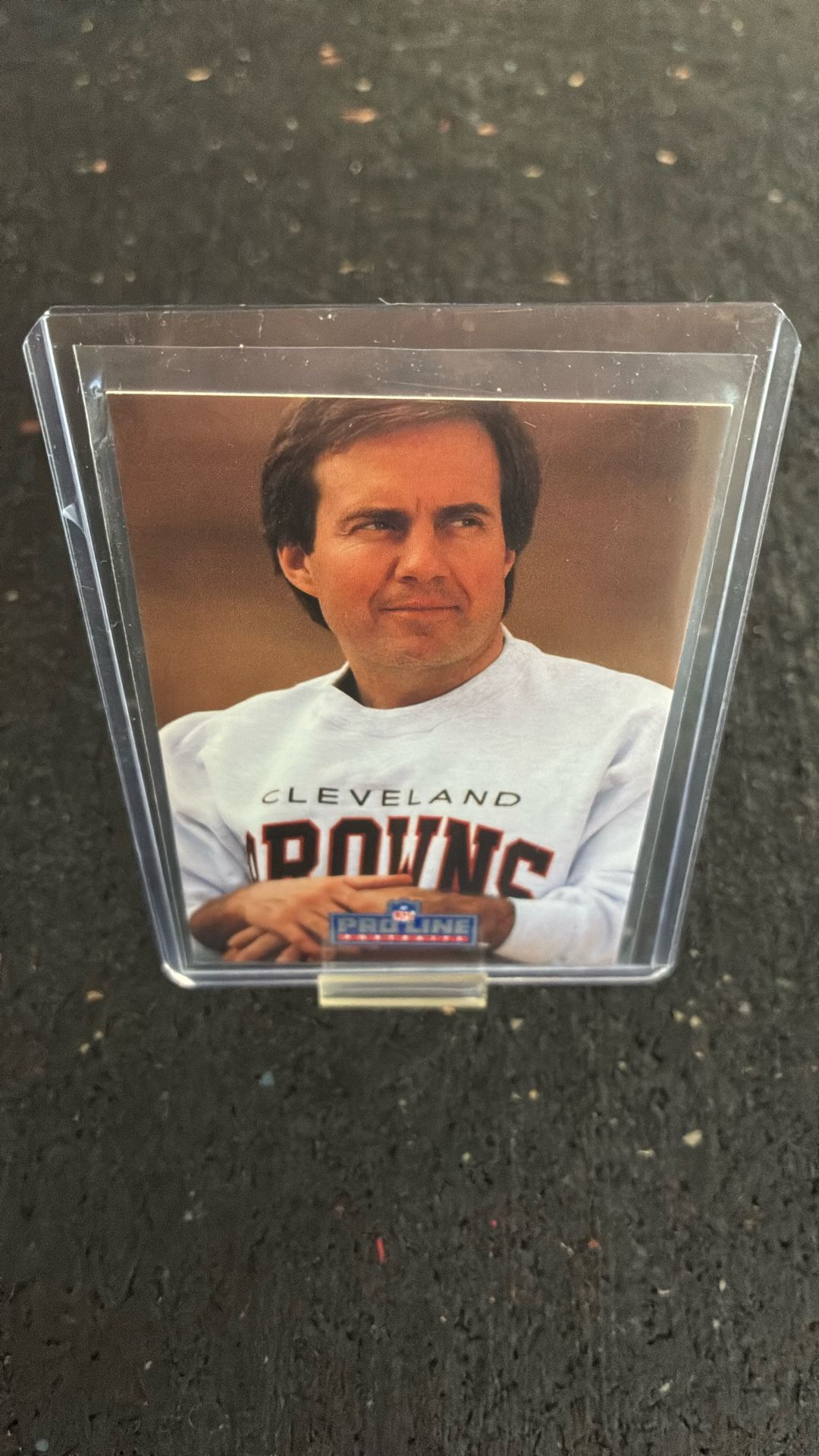 1991 Pro Line Portraits Football Bill Belichick #115 RC
