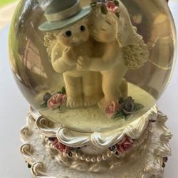 DREAMSICLES WEDDING SWEET MOMENTS-MUSICAL WATERGLOBE