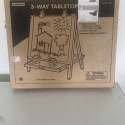 New- Kids Art Board- 3 Way Easel 