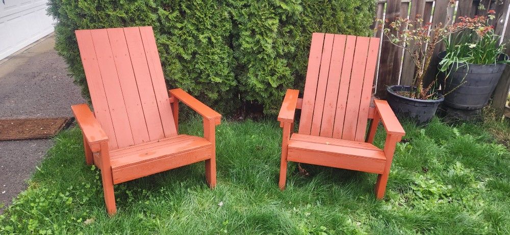Set Adironback Chairs