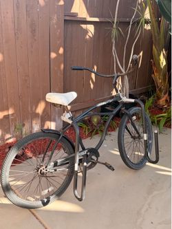 Beach Cruiser with surf rack