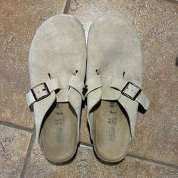 Birkenstock Suede Clogs  Size 9 Men 