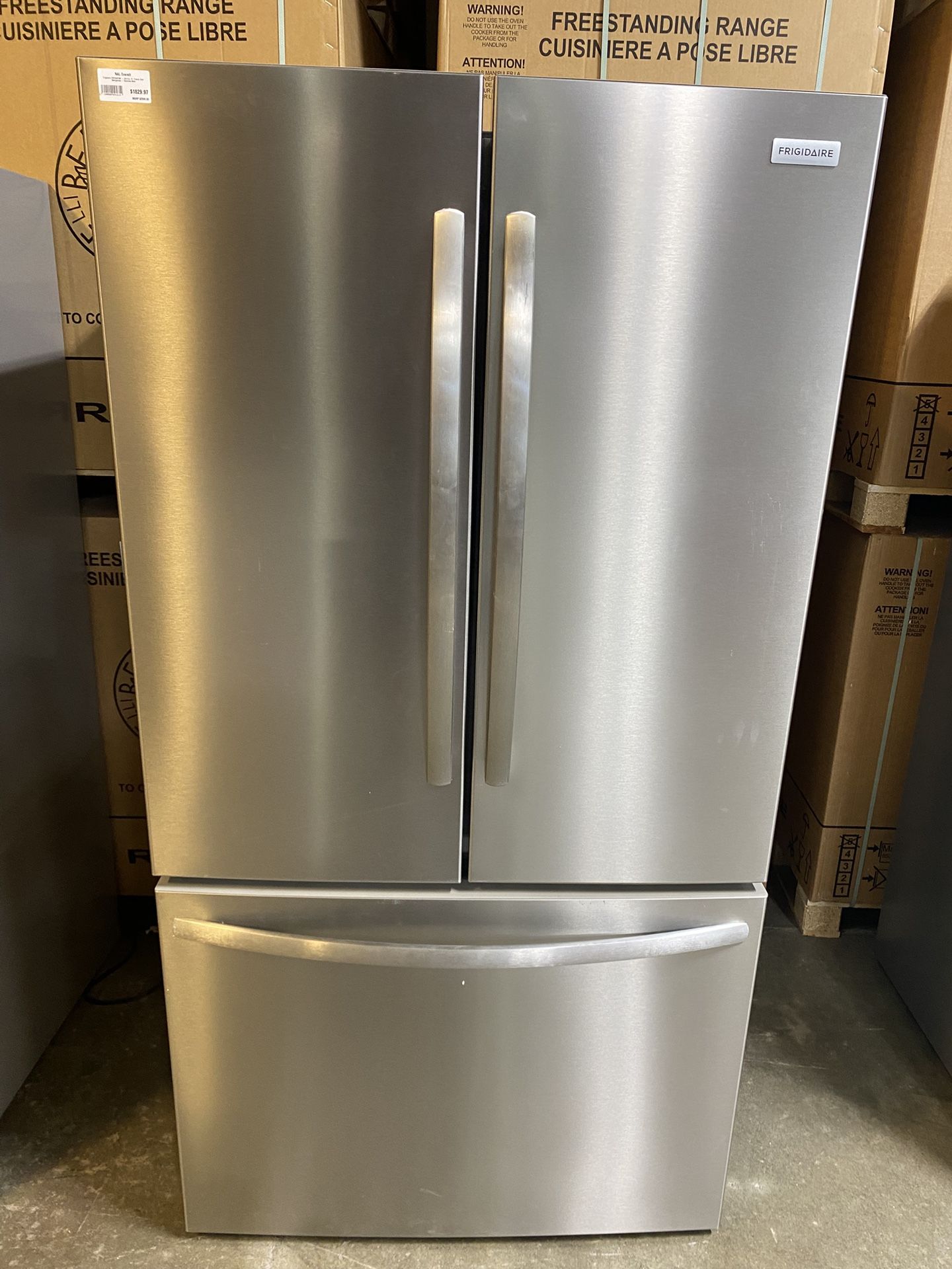 Frigidaire FRFN2813AF 36 Inch Freestanding French Door Refrigerator