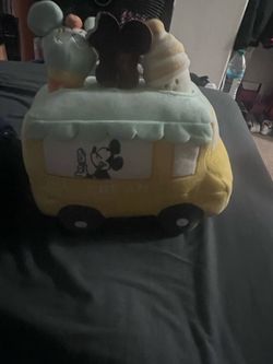 Disney Tails Mickey Ice Cream Truck Plush Pet Toy