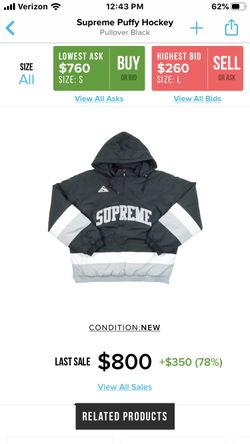 Supreme ( Hockey Jacket ) Size L