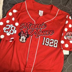Disney Minnie Mouse Baseball Jersey