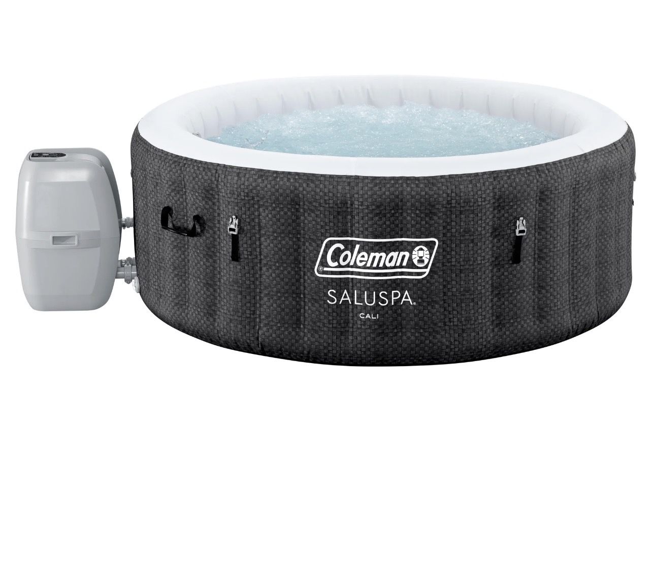 Spa Coleman SaluSpa Cali Energy-Efficient AirJet 2-4 Person Circle Inflatable Hot Tub with Pump #P08411