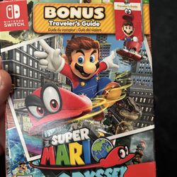 Switch super Mario odyssey bonus travelers guide