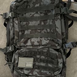 Military style backpack