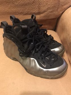 Nike air foamposite “pewter” size 9