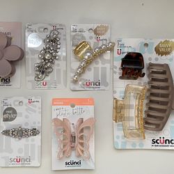 Scunci hair accessories - clips and barettes 