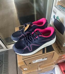Women's Walking Shoes with Arch Support Orthotic Sneakers for Plantar Fasciitis Tennis Running Shoes Size 9