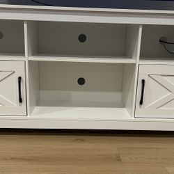 White TV Stand
