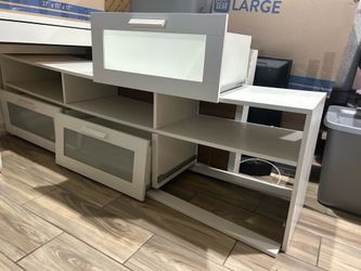White Entertainment Stand
