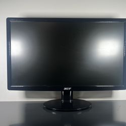 Acer S201HL computer monitor with power cable
